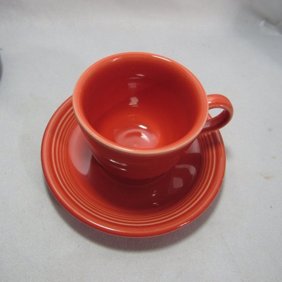 FIESTAWARE TEA CUP AND SAUCER - Picture 3 of 7